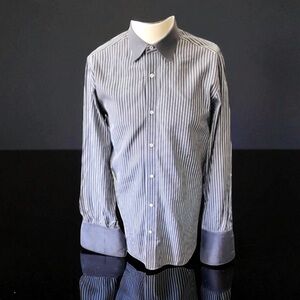 BRIONI Neiman Marcus Mens French Cuff Dress Shirt Size 15.5 R